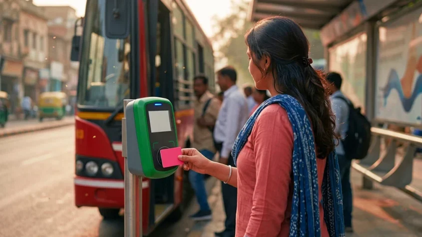 Delhi's Pink Saheli Card