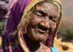 Elderly Indian woman in a sari, representing senior pensioners